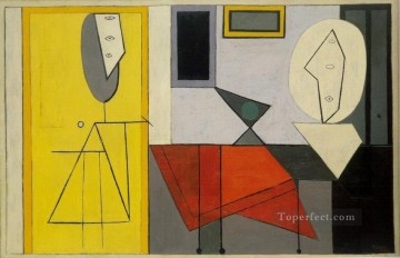 Artworks in 150 Subjects Painting - L atelier 1927 Cubism